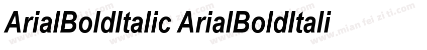 ArialBoldItalic ArialBoldItalic字体转换